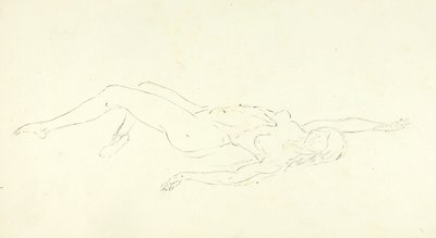 Koupání nahý, "The Plunge" od Solon H. Borglum