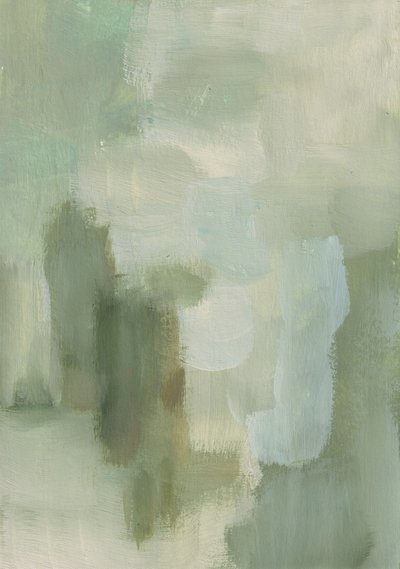 Abstrakt „Soft Sage“ od Soniya Vijayakumar