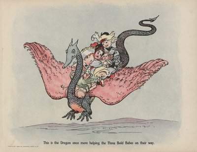 Ilustrace k filmu Další příhody tří odvážných dětí (barevná litografie) od Sophia Rosamond Praeger