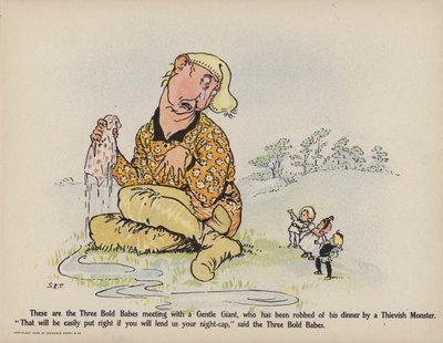 Ilustrace k filmu Další příhody tří odvážných dětí (barevná litografie) od Sophia Rosamond Praeger