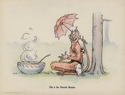 Ilustrace k filmu Další příhody tří odvážných dětí (barevná litografie) od Sophia Rosamond Praeger