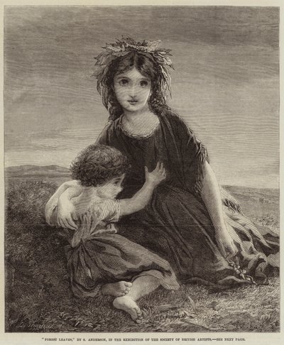 Lesní listy od Sophie Gengembre Anderson