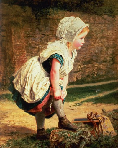 Počkej na mě! (Návrat ze školy domů) od Sophie Gengembre Anderson