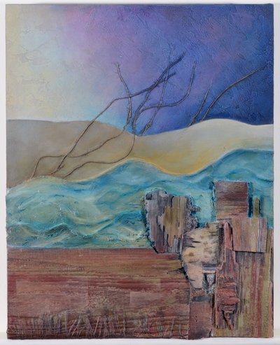 Triptych (smíšená média) od Sophie Hacker