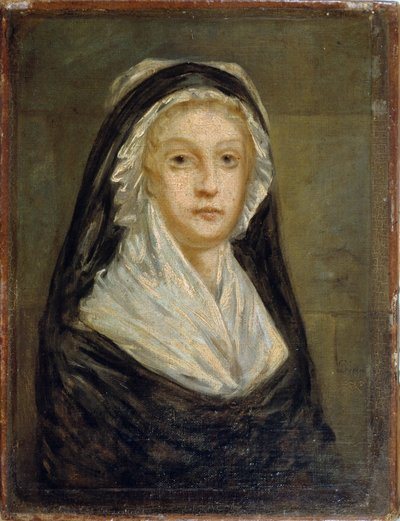 Marie Antoinetta v Conciergerie, 1793. od Sophie Prieur