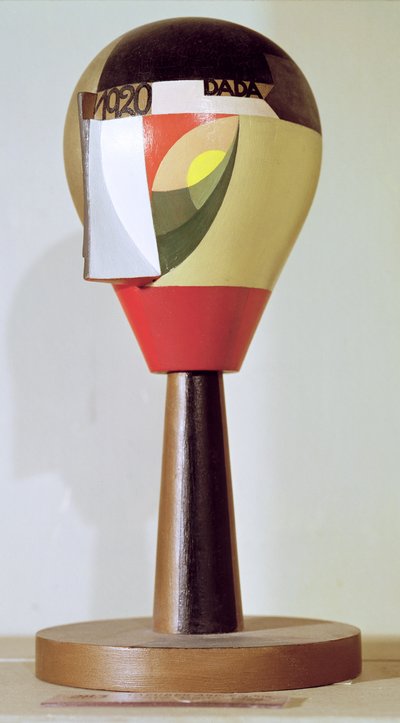 Dada Head, 1920 (lakované dřevo) od Sophie Taeuber Arp