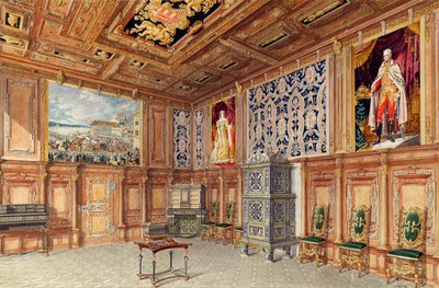 Korunovační sál v paláci Laxenburg nedaleko Vídně od Sotira
