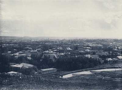 Doornfontein, Panorama z kopce (černobílá fotografie) od South African Photographer