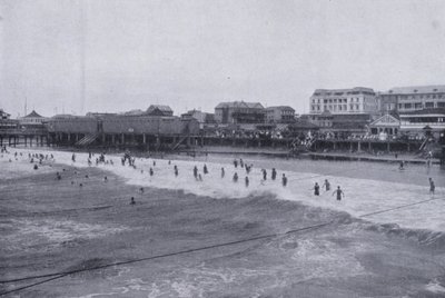 Ocean Beach, Durban (černobílá fotografie) od South African Photographer