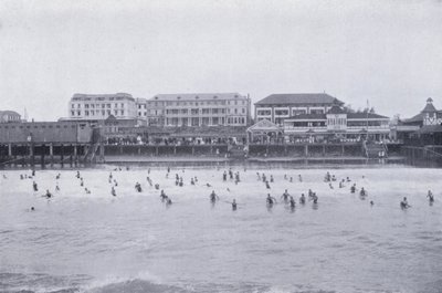 Ocean Beach, Durban (černobílá fotografie) od South African Photographer