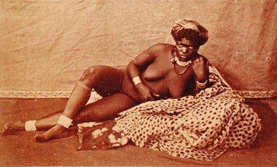 A Cleopatra Zulu, kolem roku 1880 (tisk alba) od South African School