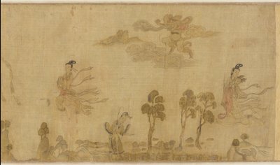 Nymfa řeky Luo, polovina 12. až polovina 13. století od Southern Song Dynasty Chinese School
