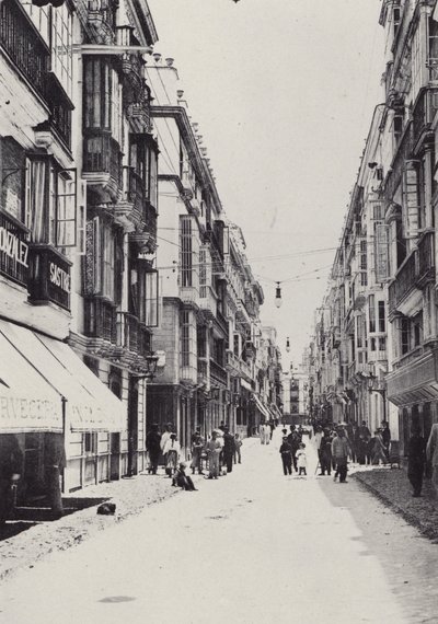 Cádiz: Calle Ancha (černobílá fotografie) od Spanish Photographer