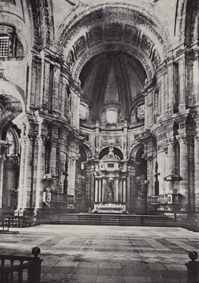 Cádiz: Interiér katedrály (černobílá fotografie) od Spanish Photographer