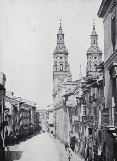 Calle Del Mercado, Logrono (č/b fotografie) od Spanish Photographer