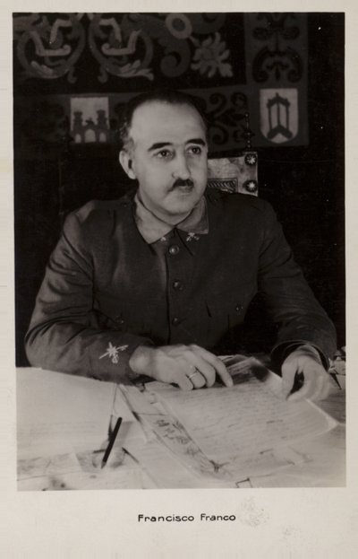 Francisco Franco (čb fotografie) od Spanish Photographer