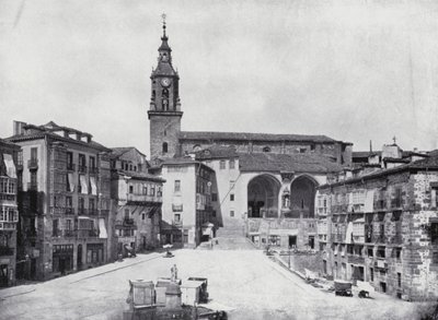 Plaza De La Constitucion, Vitoria (čb fotografie) od Spanish Photographer