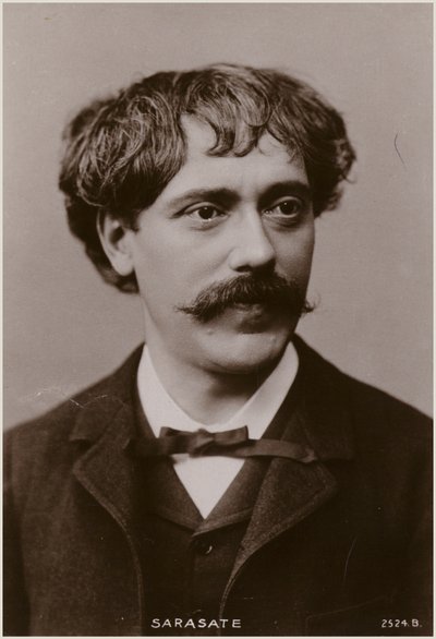 Portrét Pabla de Sarasate od Spanish Photographer