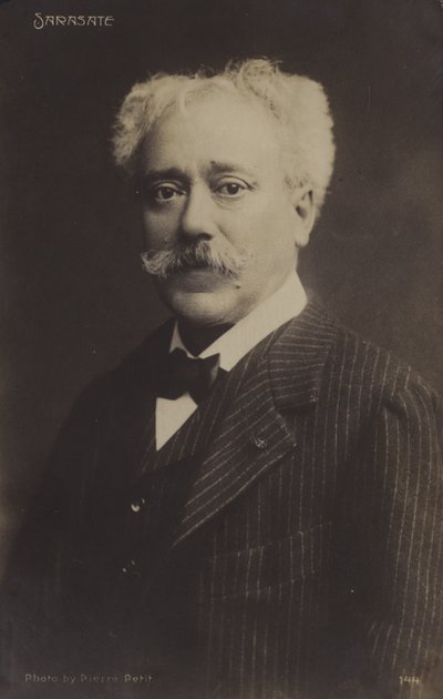 Portrét Pabla de Sarasate od Spanish Photographer