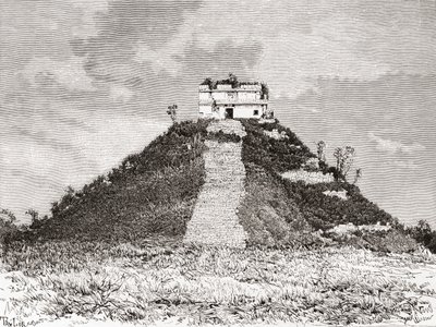 Chichen Itza, Yucatán, Mexiko: El Castillo alias Kukulkanův chrám nebo Kukulkansova pyramida od Spanish School