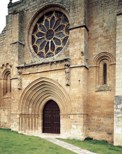 Kolegiátní kostel Santa Maria del Manzano, Castrojeriz, Burgos, Španělsko od Spanish School