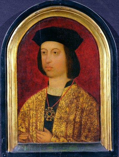 Ferdinand Aragonský (1452-1516) španělský král (olej na desce) od Spanish School