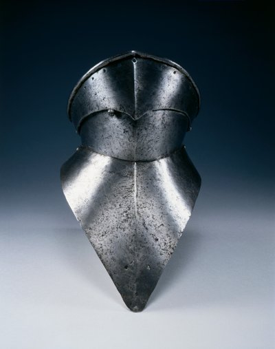 Gotický bevor, cca 1480 (ocel) od Spanish School