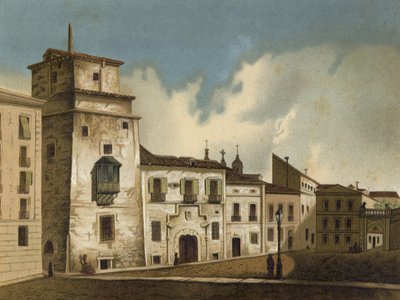 Dům, kde byl vězněn František I. Francouzský, Madrid, 1525-1526 od Spanish School