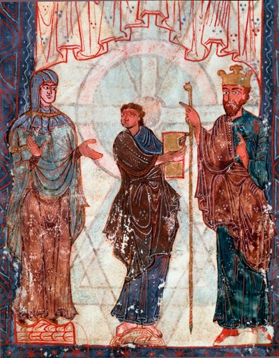 Král Ferdinand I. (Ferdinand I. z Leonu a Kastilie od Spanish School