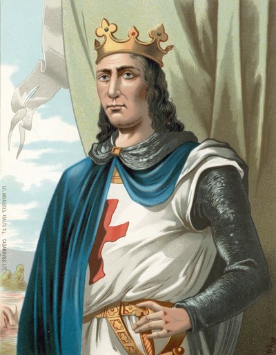Francouzský král Ludvík IX. neboli Saint Louis od Spanish School