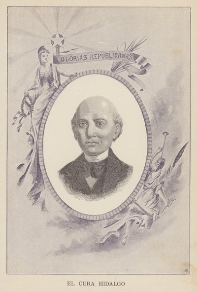 Miguel Hidalgo y Costilla , mexický katolický kněz a revolucionář od Spanish School