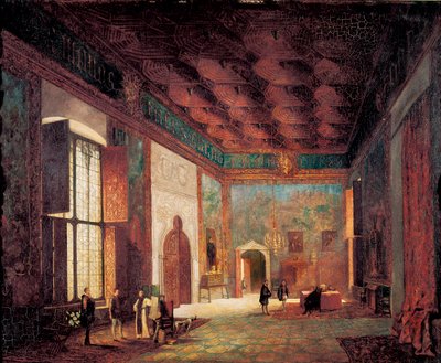 Palác Mosen Sorell. Anonymní španělská malba od Spanish School