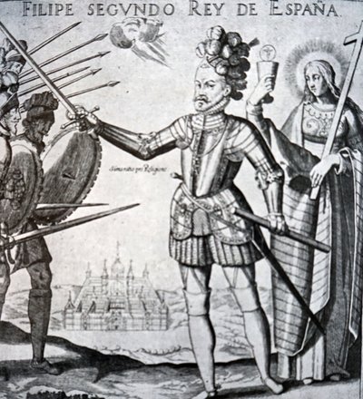 Španělský Filip II od Spanish School
