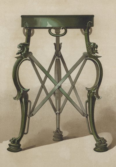 Římský bronzový stativ (chromolitho) od Spanish School