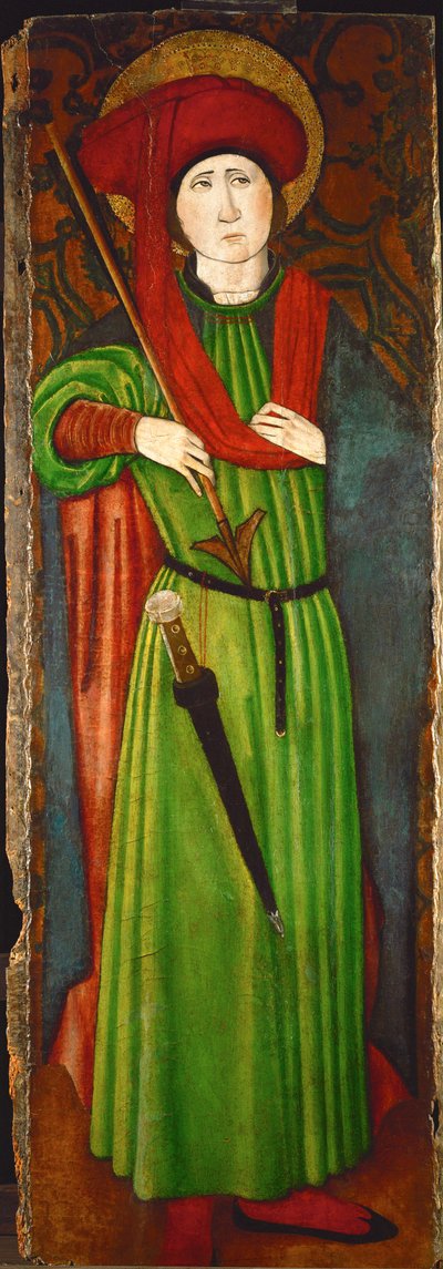 Svatý Šebestián (olej na dřevě) od Spanish School