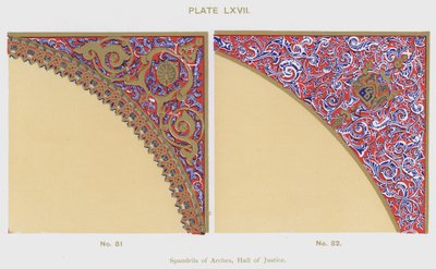 Spandrils of Arches, Síň spravedlnosti (barevné lito) od Spanish School