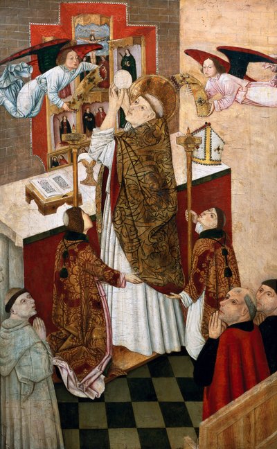 Svatomartinský veletrh. Malba kastilské školy (olej na dřevě) od Spanish School