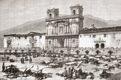 Katedrála, Plaza de la Independencia aka La Plaza Grande, Quito, Ekvádor od Spanish School