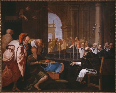Zázrak svatého Antonína Paduánského od Spanish School