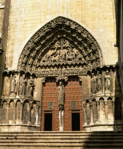 Portada del Sarmental, jižní transept, kolem roku 1235 od Spanish School