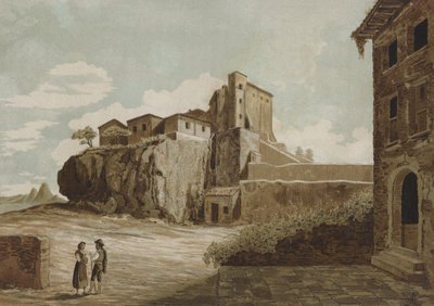 Tarpejská skála, Řím od Spanish School