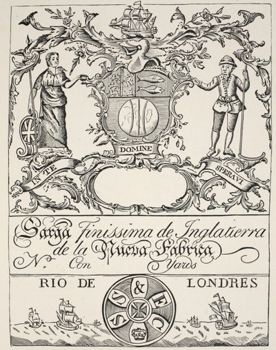 Obchodní značka společnosti South Sea Company od Spanish School