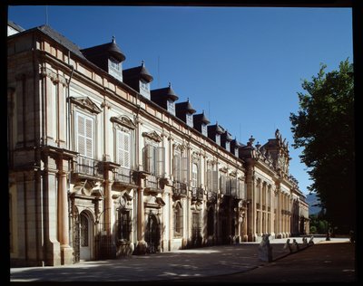Pohled na královský palác od Spanish School
