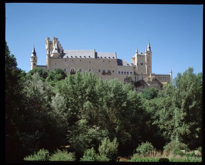 Pohled na alcazar od Spanish School