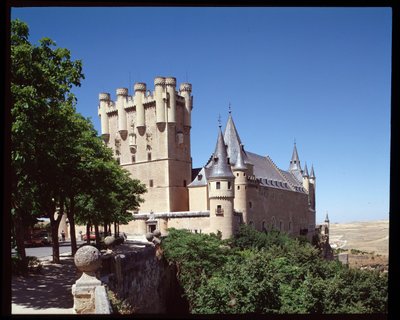 Pohled na alcazar od Spanish School