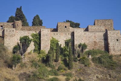Stěny Alcazaba od Spanish School