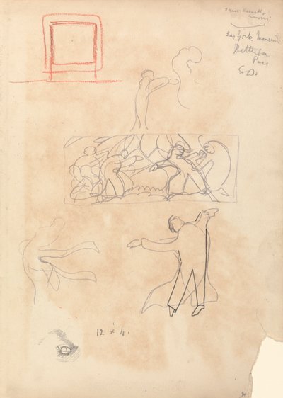 Jeskyně zlatého telete: Studie tanečníků od Spencer Frederick Gore
