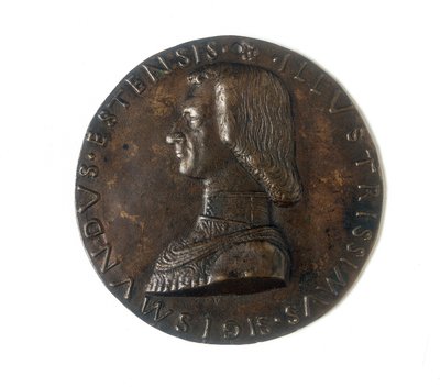 Medaile zobrazující Sigismondo d