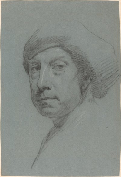 Autoportrét v turbanu od Sr. Jonathan Richardson
