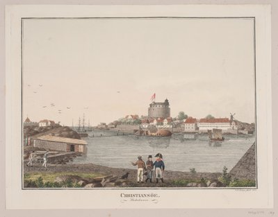 Christiansø. Jižní přístav od Søren L. Lange